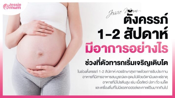 ตั้งครรภ์ 1-2 สัปดาห์มีอาการอย่างไร