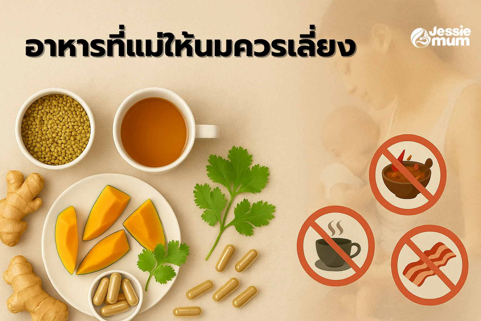 อาหารที่แม่ให้นมควรเลี่ยง